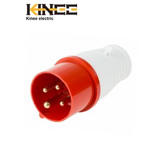 Вилка 014 3P+PE 16А IP44 Kinee