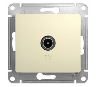 Розетка телевизионная TV Glossa коннектор механизм беж. SE GSL000293