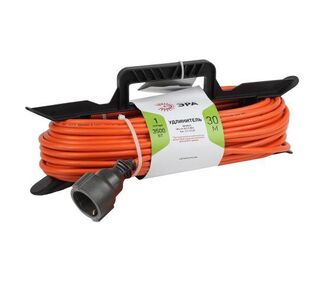 Удлинитель-шнур на рамке 1х30м с заземл. 16А IP20 UFx-1e-3х1.5-30m ПВС 3х1.5 Эра Б0046830