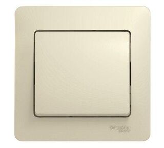 Выключатель 1-кл. СП Glossa 10А IP20 10AX в сборе беж. Schneider Electric ( SchE) GSL000212