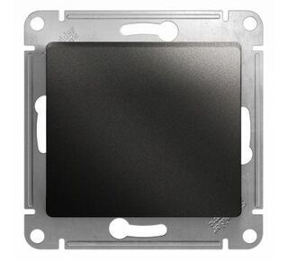 Механизм переключателя 1-кл. Glossa сх. 6а 10AX антрацит Schneider Electric ( SchE) GSL000761