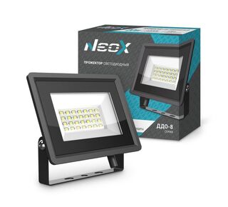 Прожектор светодиодный ДДО-8 20Вт 6500К IP65 2000лм 100лм/Вт 230В NEOX 4690612034010