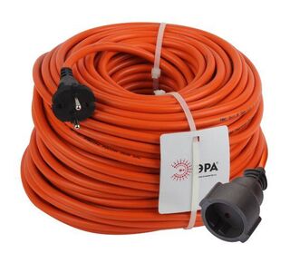 Удлинитель-шнур 1х50м без заземл. 16А IP20 UPx-1-2х1.5-50m ПВС 2х1 (бухта) Эра Б0046809