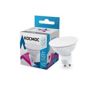 Лампа светодиодная GU10 6.5Вт 220В 4500К Космос LkecLED6.5wGU10C45