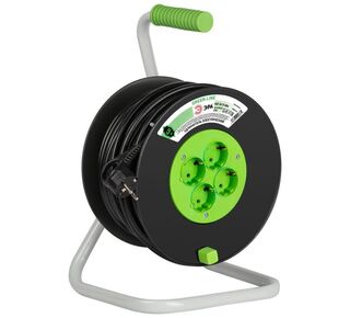 Удлинитель на пластик. катушке 4х40м с заземл. KAT-3x1.5-40m Greenline ПВС 3х1.5 Эра Б0065132