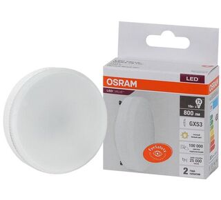 Лампа светодиодная LED Value LVGX5375 10SW/830 230В GX53 10х1 RU OSRAM 4058075582064