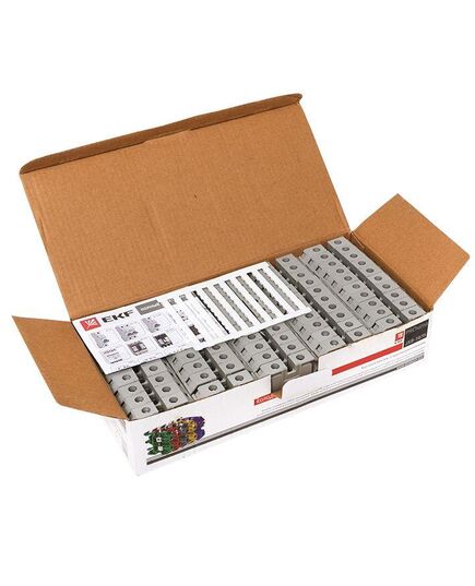 Колодка клеммная JXB-10/35 (70а) сер. EKF plc-jxb-10/35gy, изображение 3
