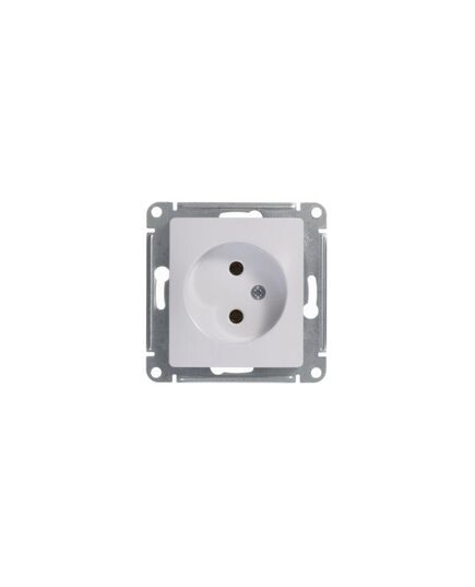 Механизм розетки 1-м СП Glossa 16А без заземл. бел. Schneider Electric ( SchE) GSL000141, изображение 5
