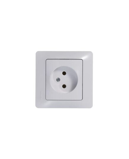 Механизм розетки 1-м СП Glossa 16А без заземл. бел. Schneider Electric ( SchE) GSL000141, изображение 6