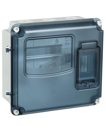Корпус ЩУРн-П 1/3 Krepta 3 IP66 PC пластик. IEK MSP1-N-03-66-L