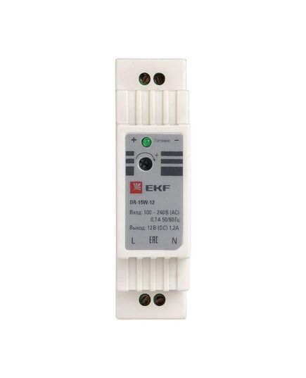 Блок питания 12В DR-15W-12 PROxima EKF dr-15w-12, изображение 2