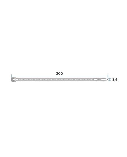 Хомут кабельный 3.6х300 нейл. черн. (уп.100шт) Rexant 07-0301, изображение 3
