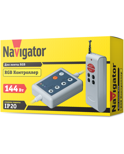 Контроллер 71 475 ND-CRGB144RF-IP20-12В Navigator 71475, изображение 3
