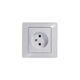 Механизм розетки 1-м СП Glossa 16А без заземл. бел. Schneider Electric ( SchE) GSL000141, изображение 6