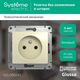 Механизм розетки 1-м СП Glossa 16А без заземл. беж. Schneider Electric ( SchE) GSL000241