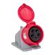 Розетка стационарная наружная 125 3Р+РЕ+N 32А 380В IP44 PROxima EKF ps-125-32-380-PRO, изображение 4