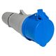 Розетка переносная 223 2P+PE 32А 220В IP44 PROxima EKF ps-223-32-220-PRO, изображение 8